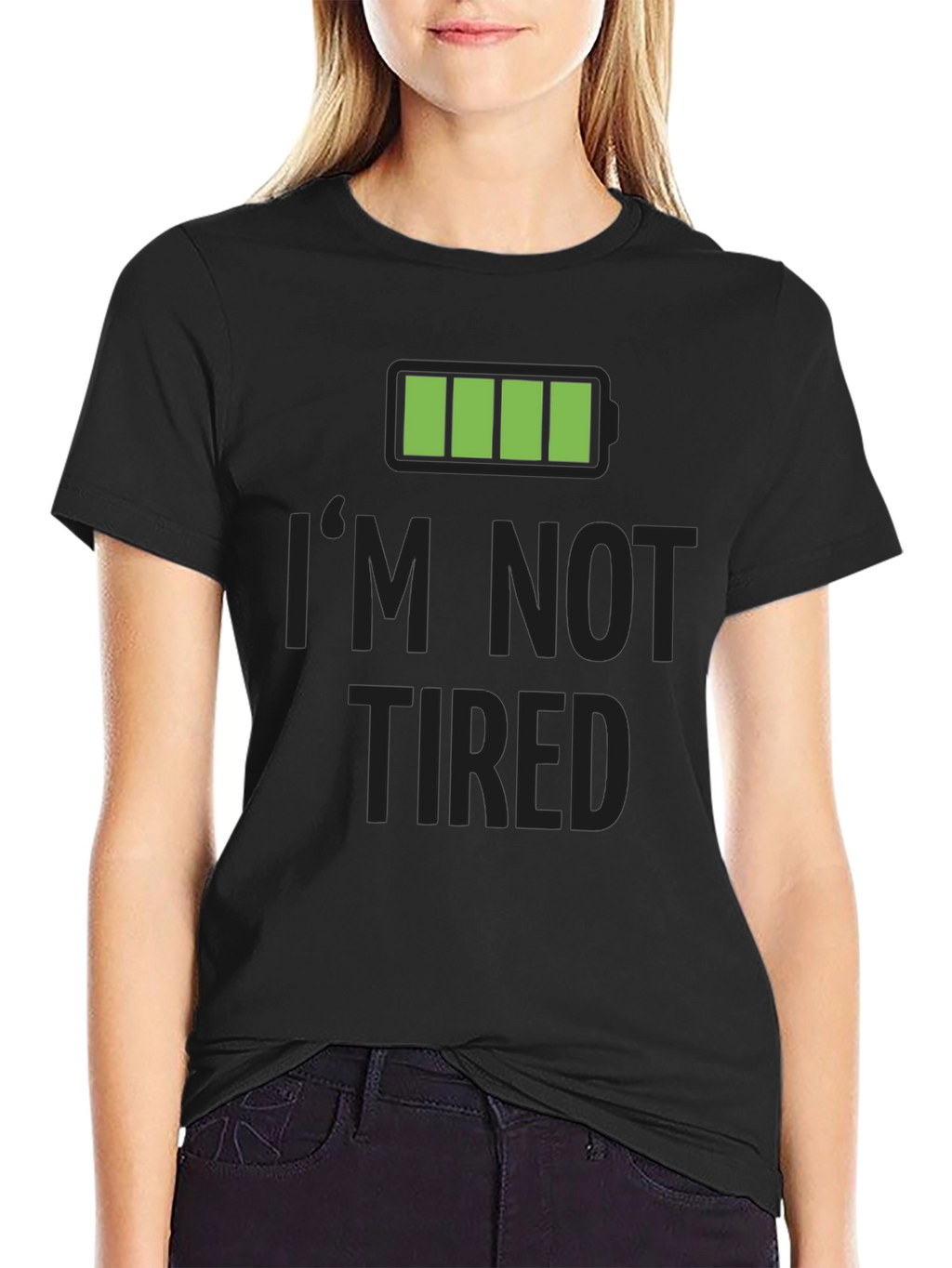 Full Battery Im Not Tired T-Shirt