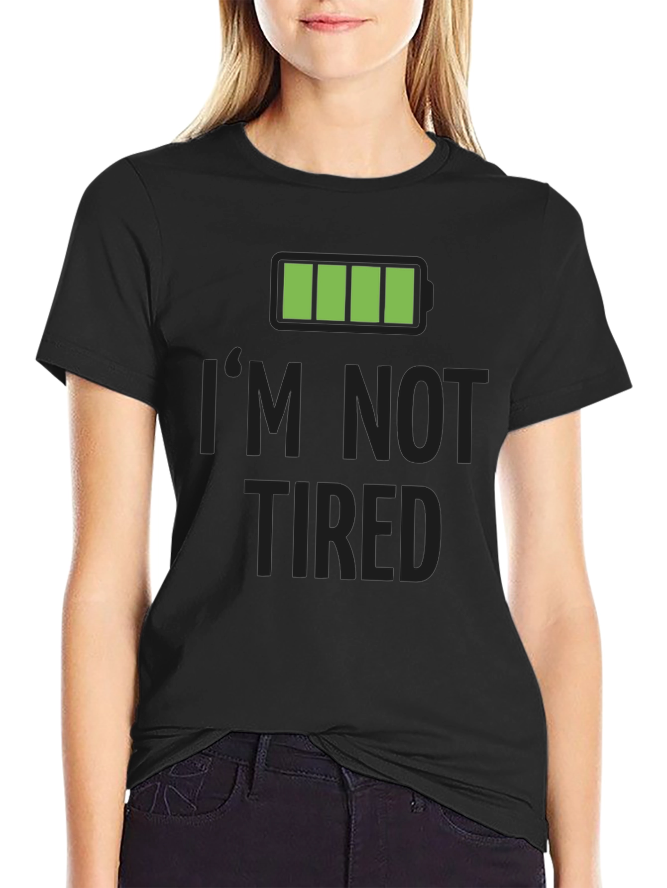 Full Battery Im Not Tired T-Shirt