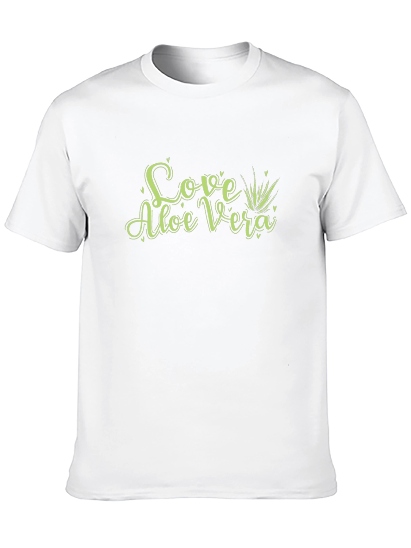 Love Aloe Vera Black Graphic Tee