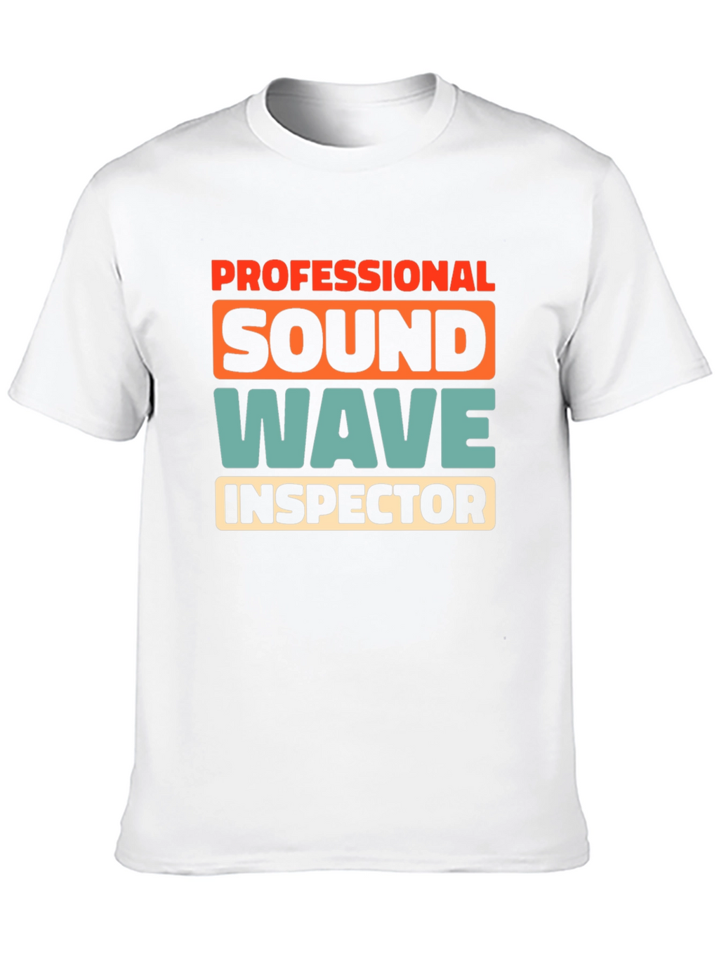 Professional Sound Wave Inspector Graphic T-Shirt
