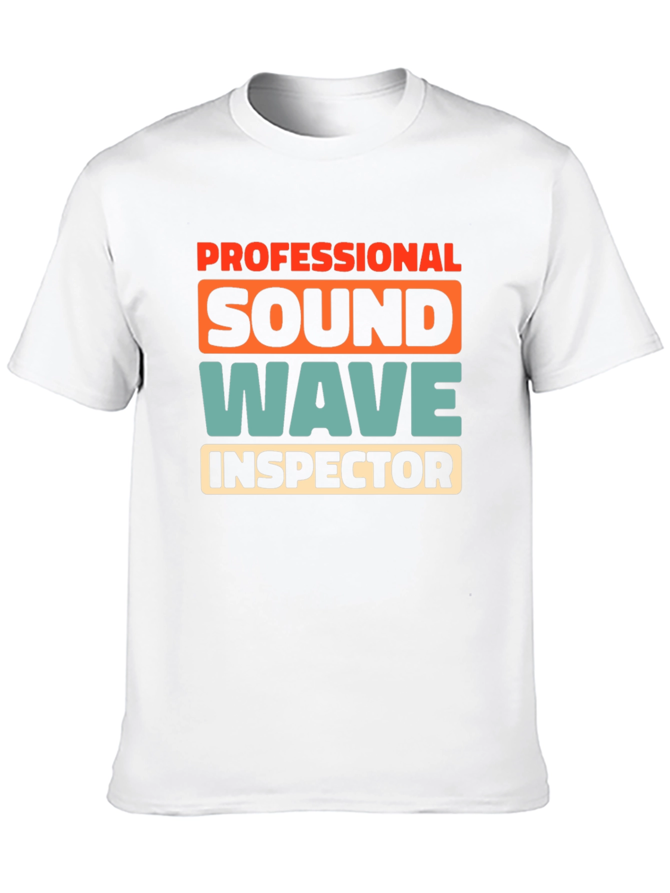 Professional Sound Wave Inspector Graphic T-Shirt