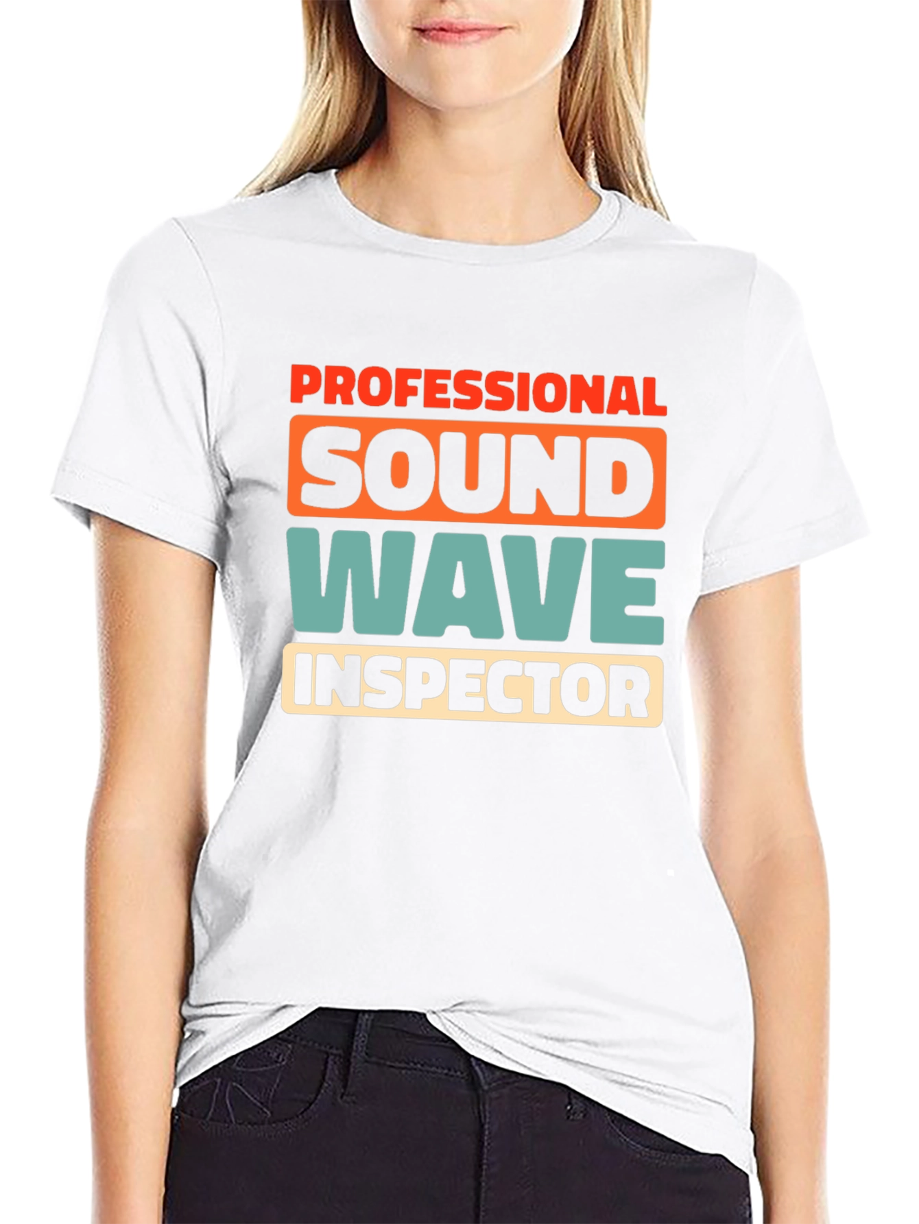 Professional Sound Wave Inspector Graphic T-Shirt