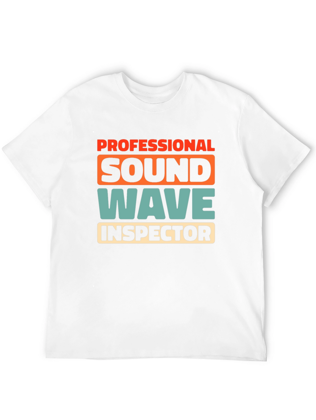 Professional Sound Wave Inspector Graphic T-Shirt