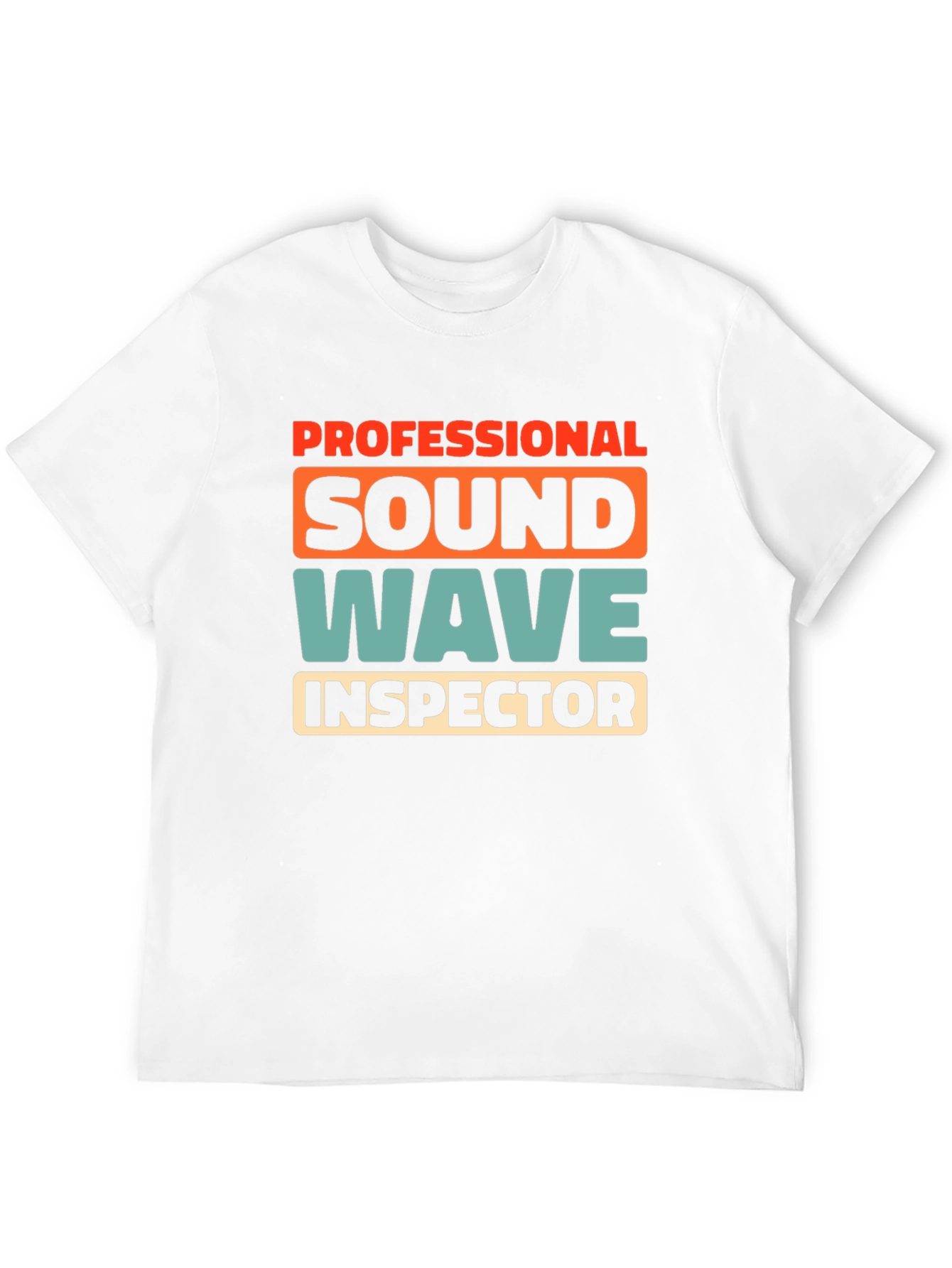 Professional Sound Wave Inspector Graphic T-Shirt