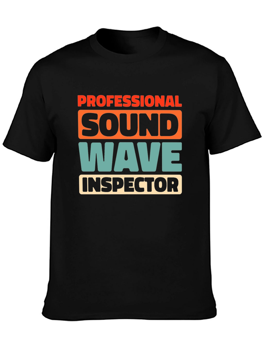 Professional Sound Wave Inspector Graphic T-Shirt