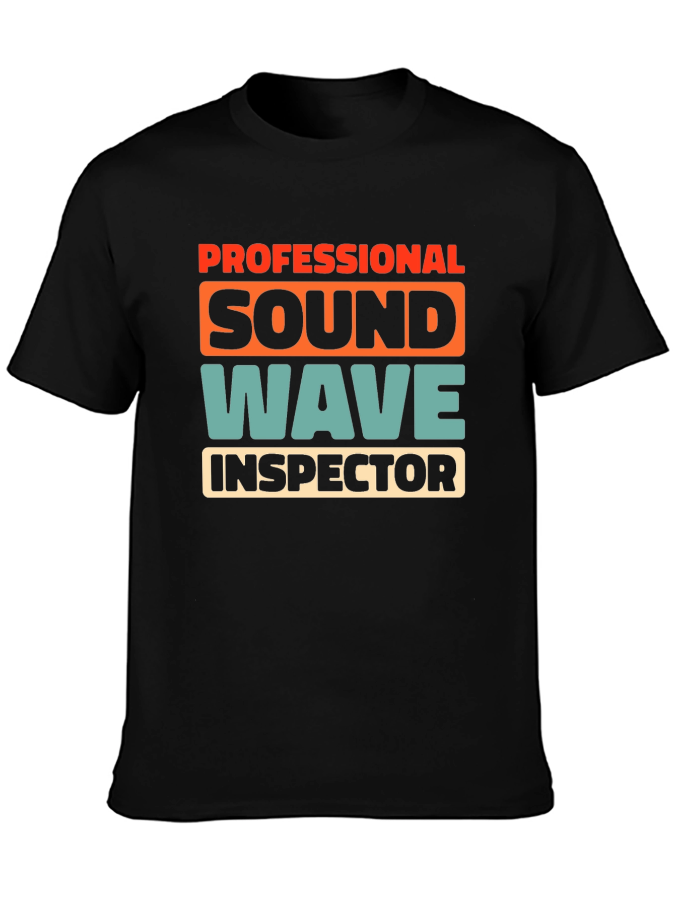 Professional Sound Wave Inspector Graphic T-Shirt