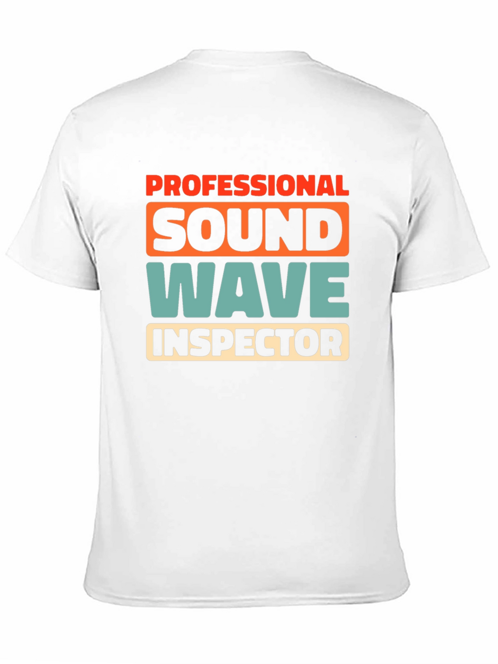Professional Sound Wave Inspector Graphic T-Shirt