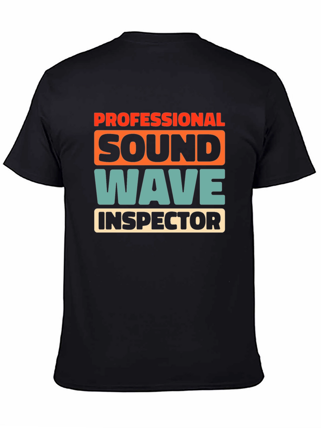 Professional Sound Wave Inspector Graphic T-Shirt