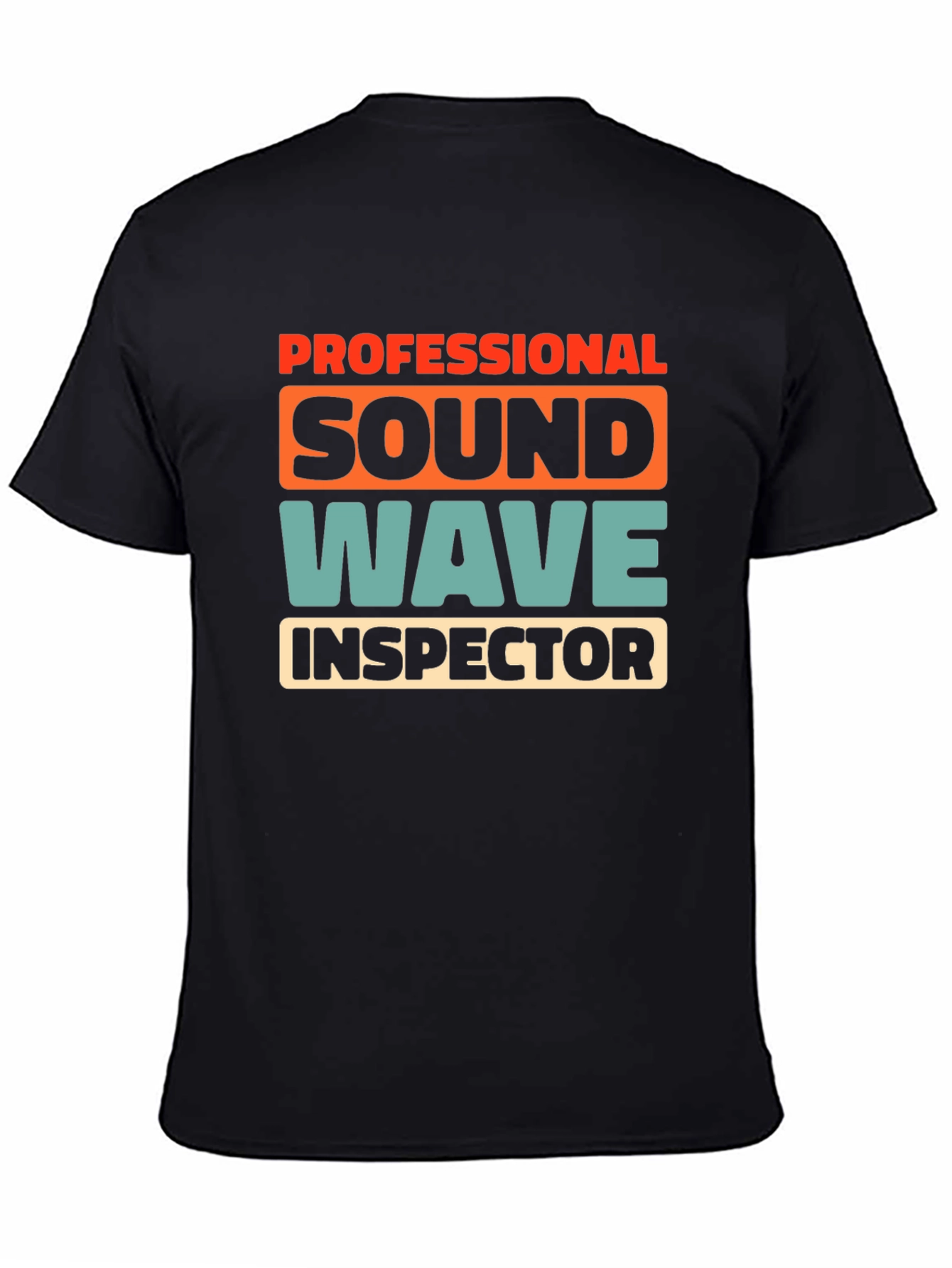 Professional Sound Wave Inspector Graphic T-Shirt