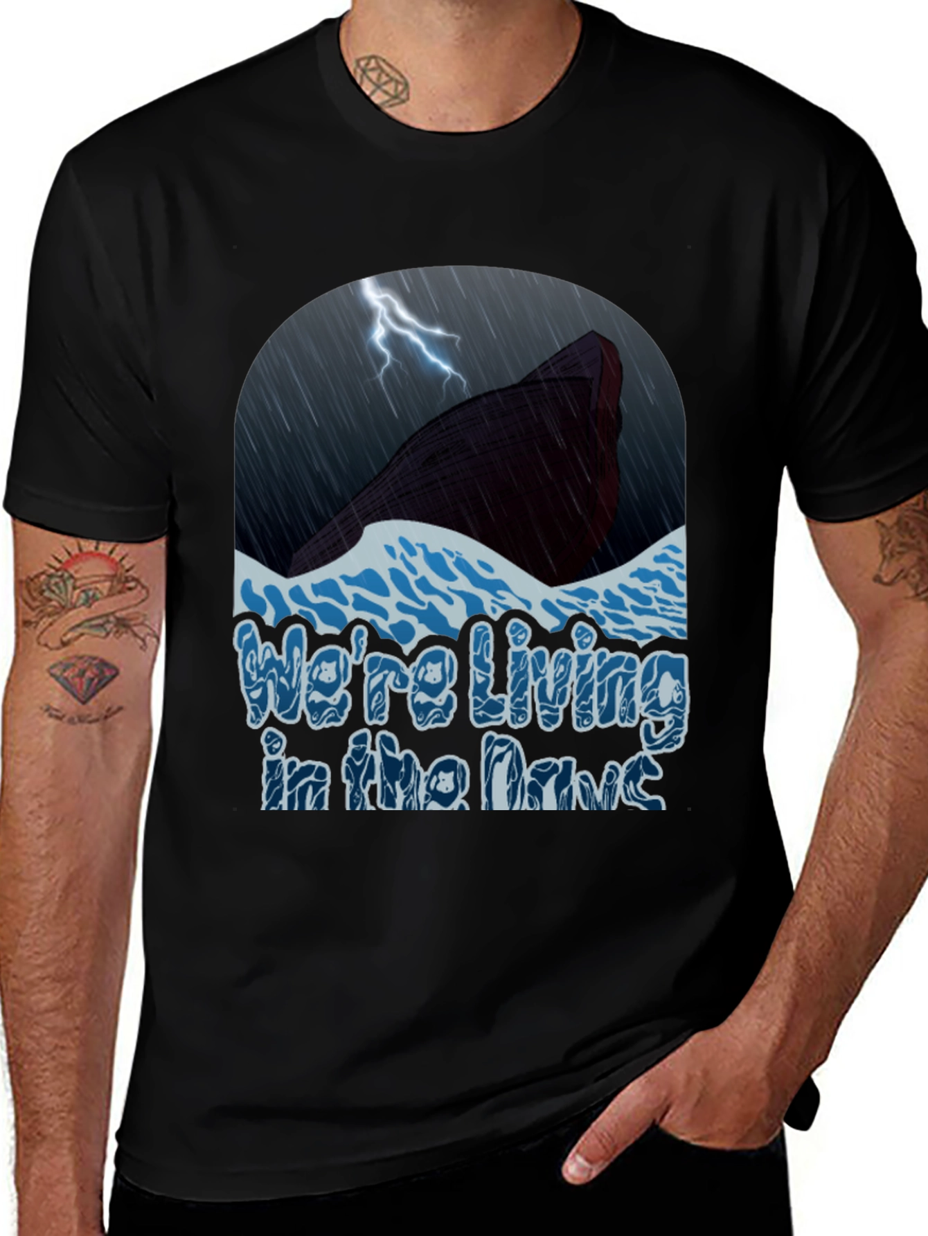 Noahs Ark Graphic Tee - Were Living in the Days