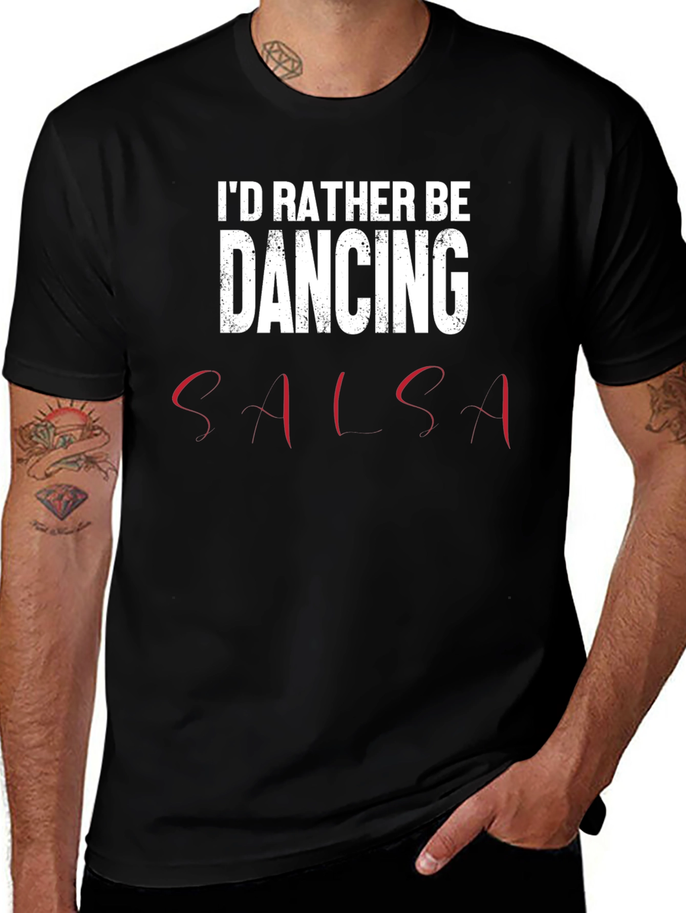 Id Rather Be Dancing Salsa T-Shirt - Soft Cotton Tee