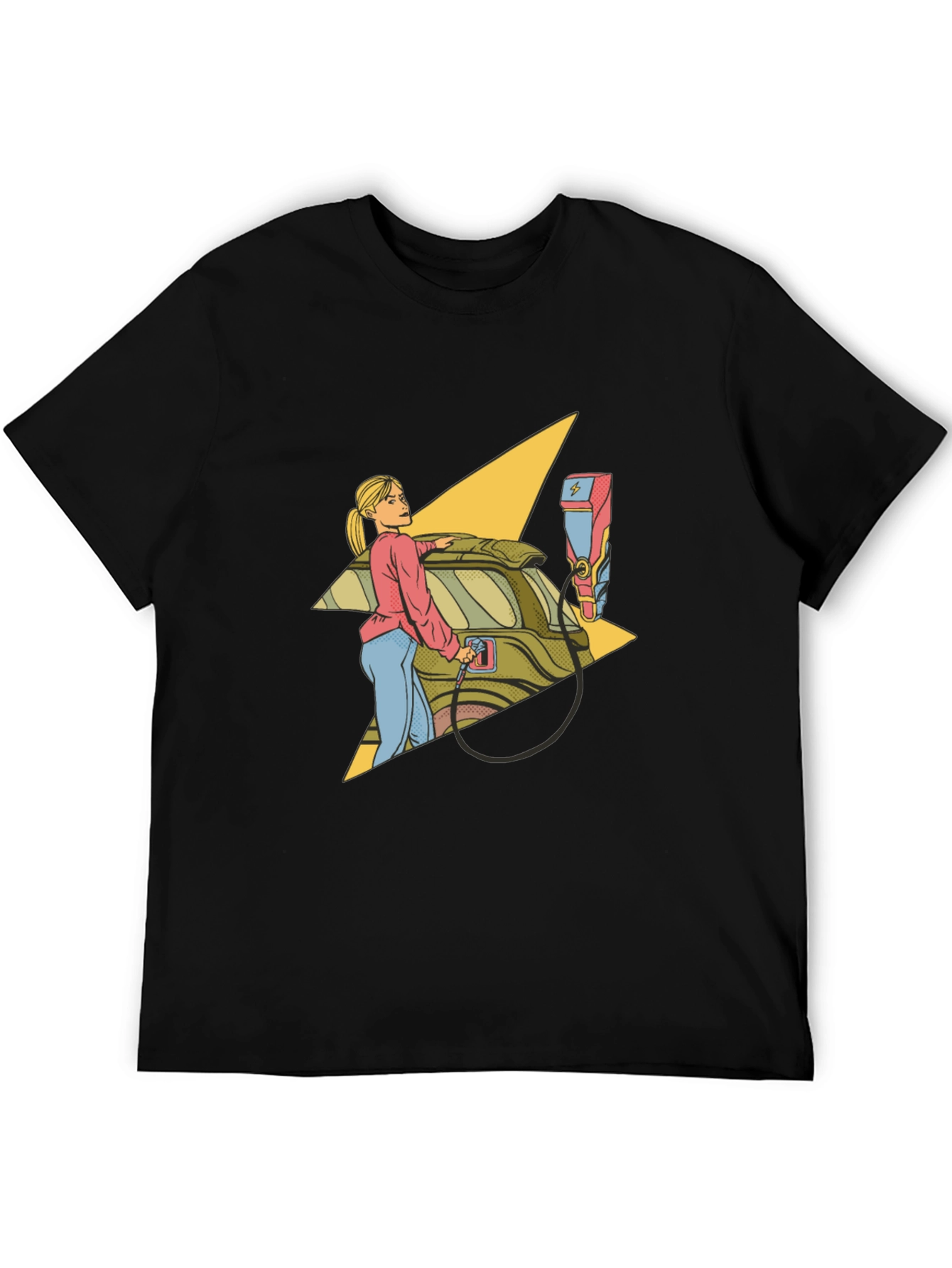 Electric Car Charging Graphic Tee