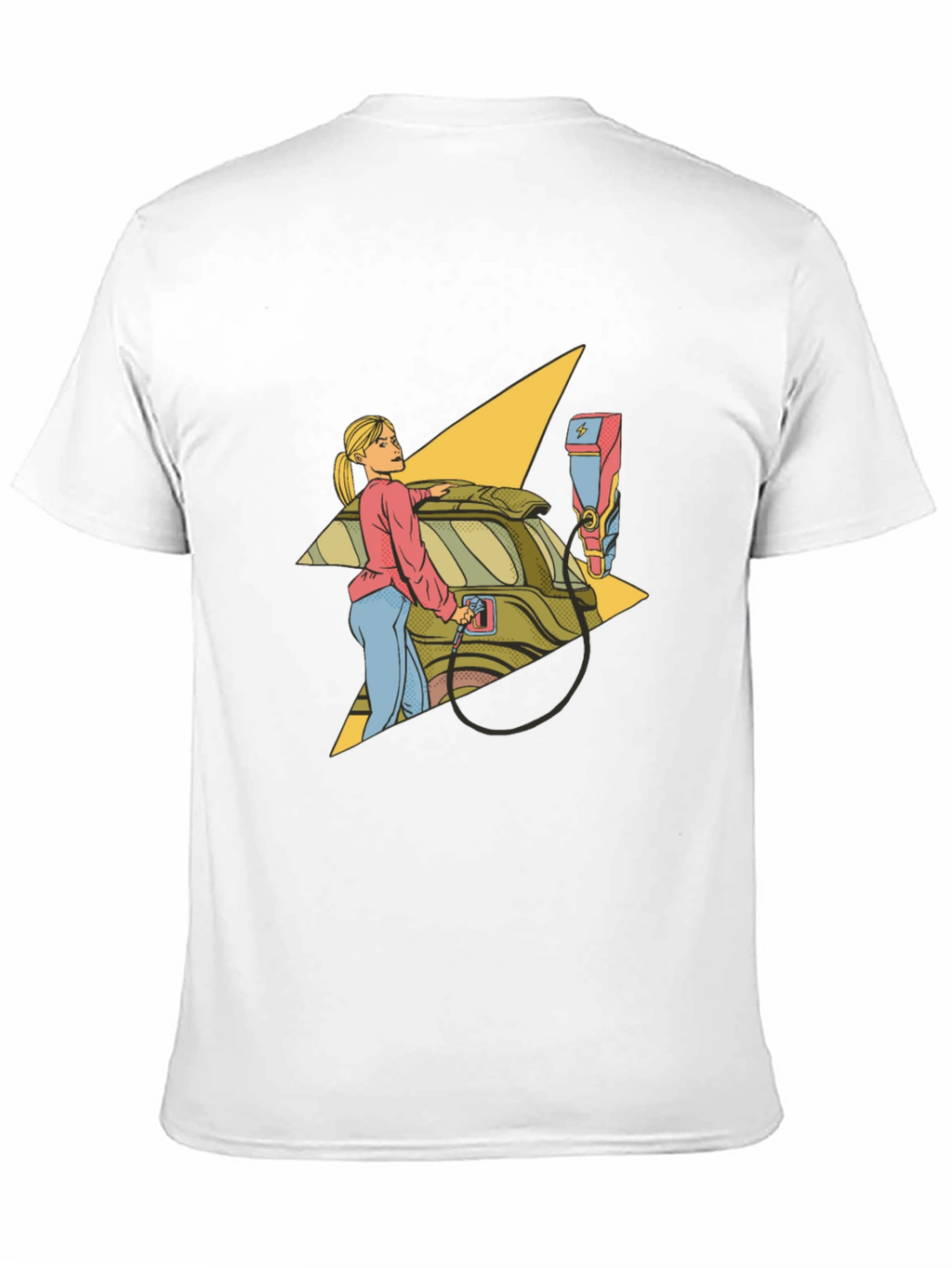 Electric Car Charging Graphic Tee