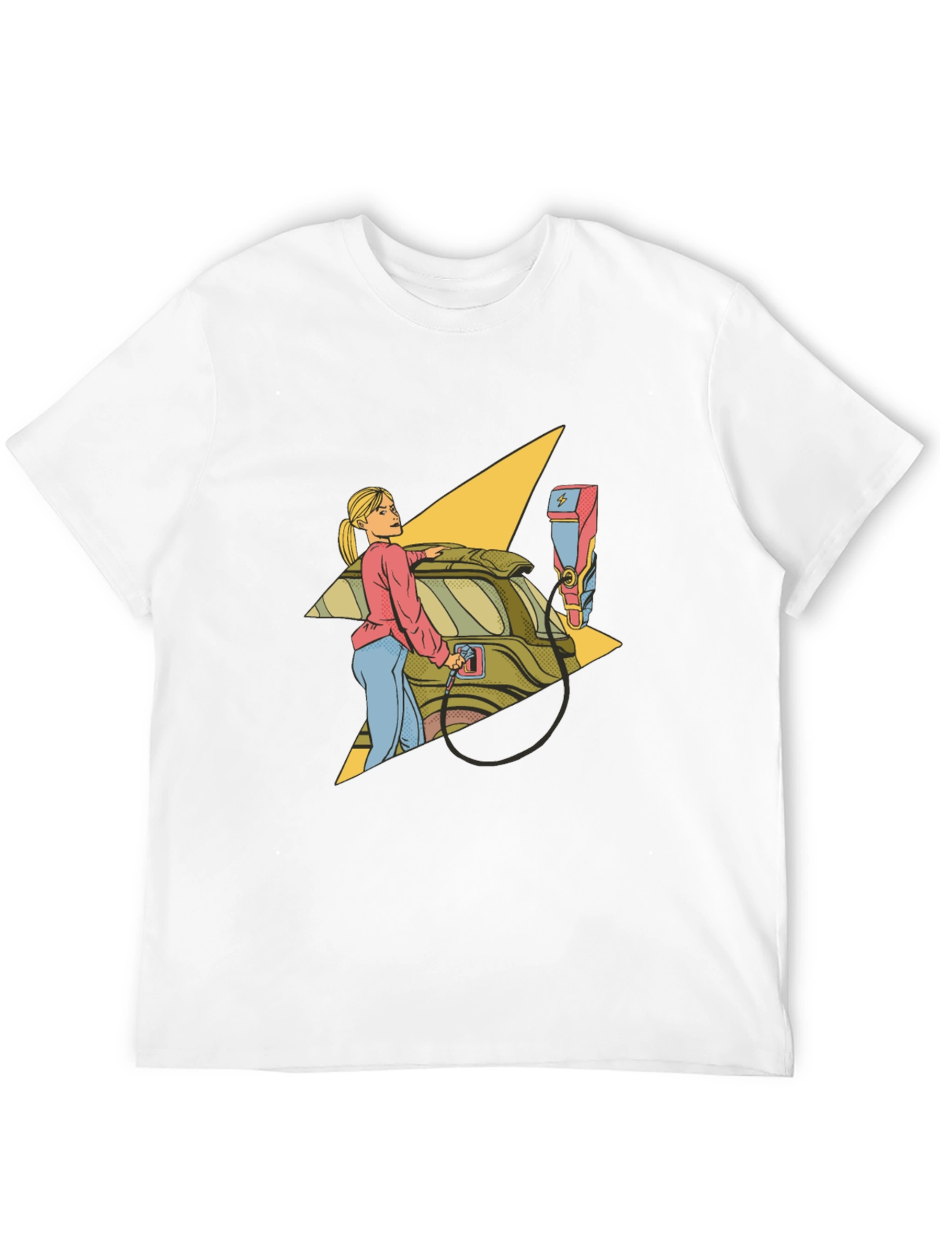 Electric Car Charging Graphic Tee
