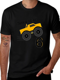 Truck Yeah Im 6! Boys Birthday T-Shirt
