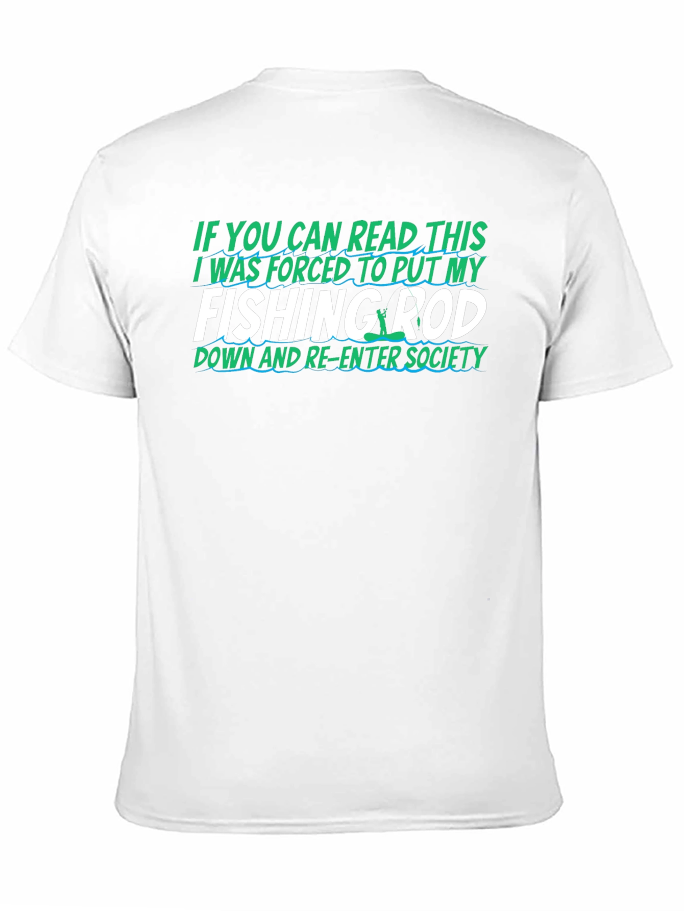 Fishing Rod T-Shirt Funny Gift