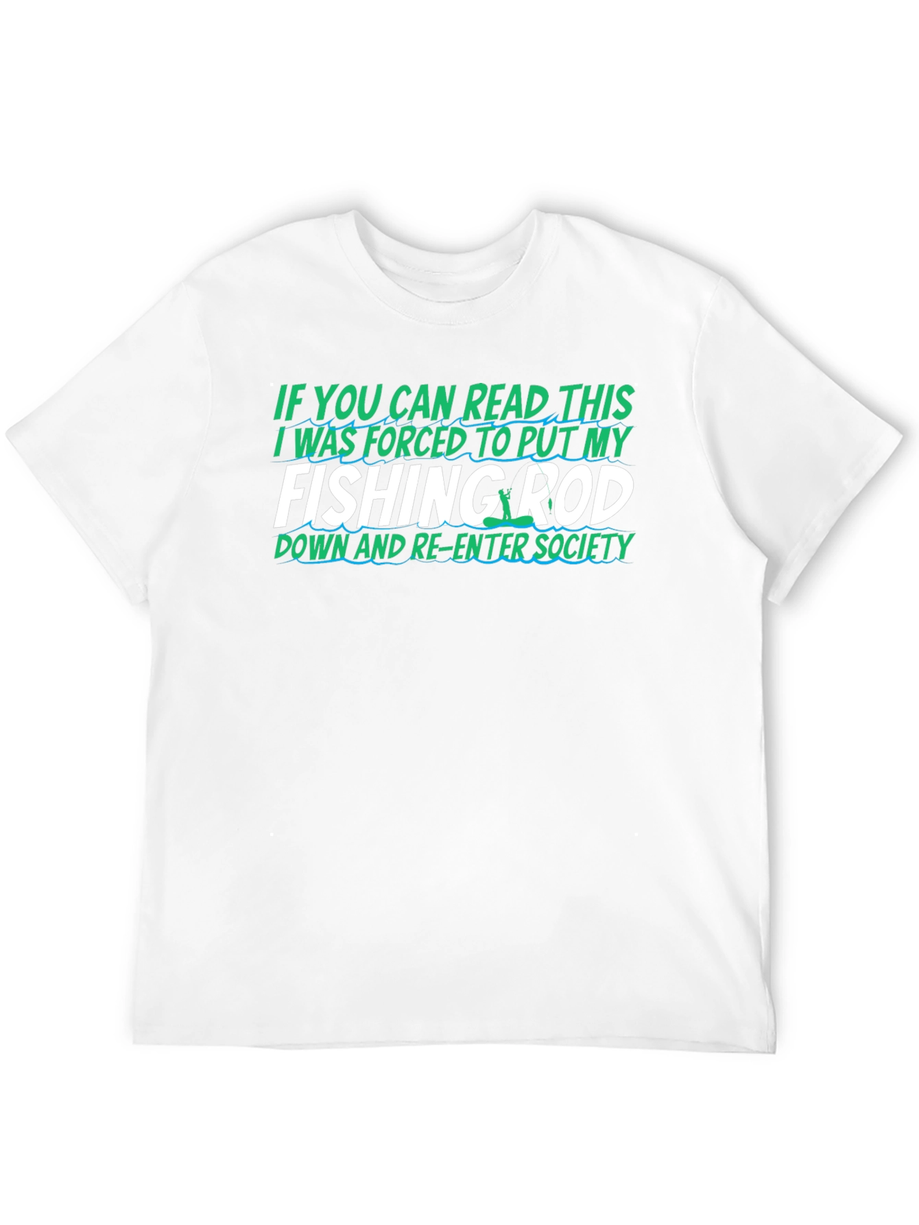 Fishing Rod T-Shirt Funny Gift