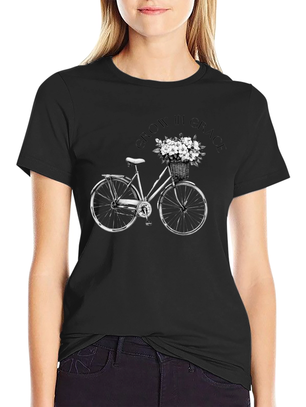 Grow in Grace Bicycle Graphic Tee