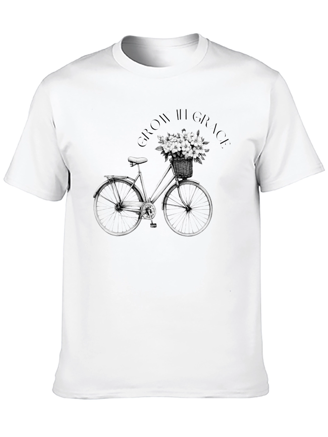 Grow in Grace Bicycle Graphic Tee