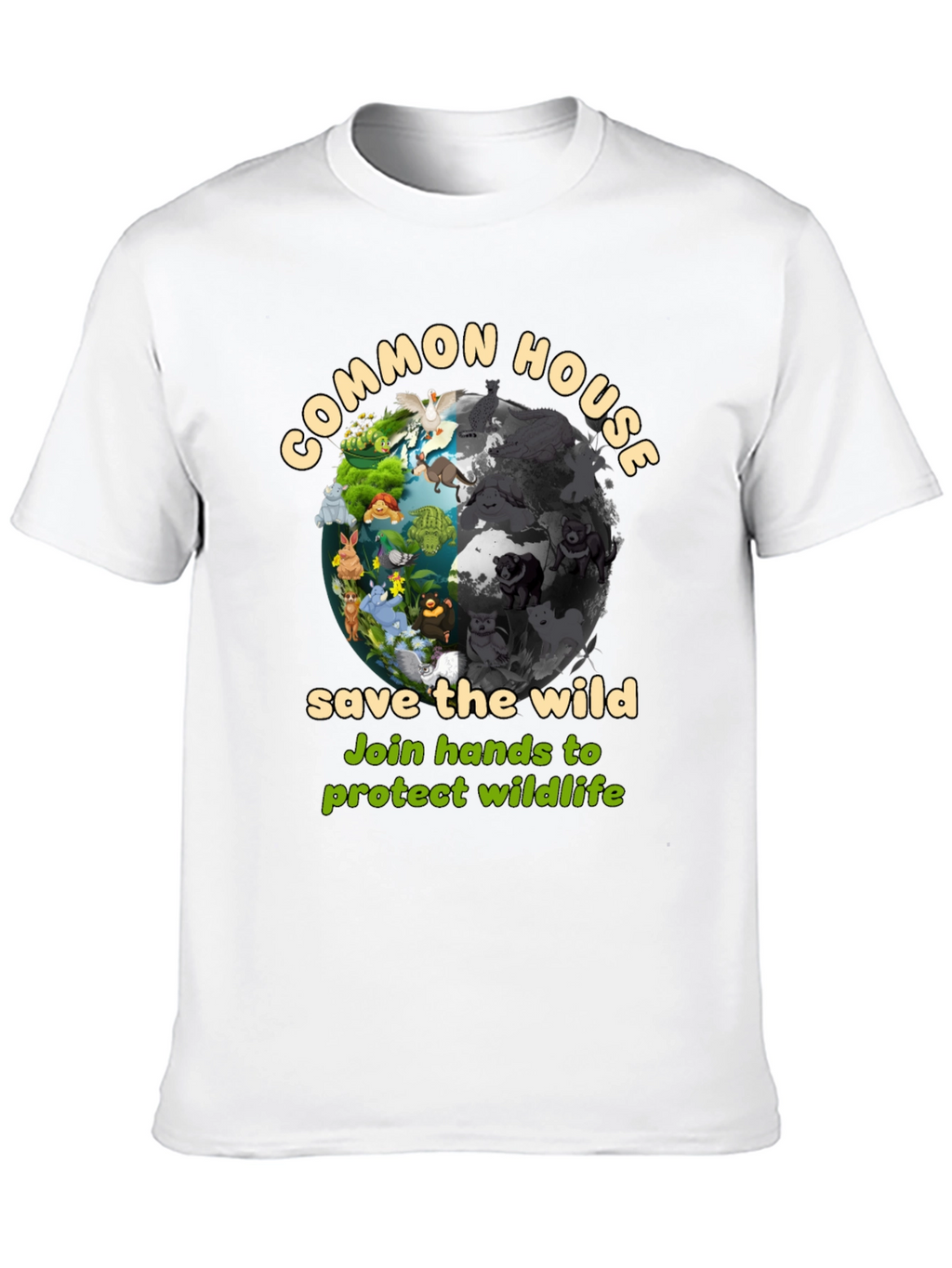 Common House Save The Wild Graphic T-Shirt