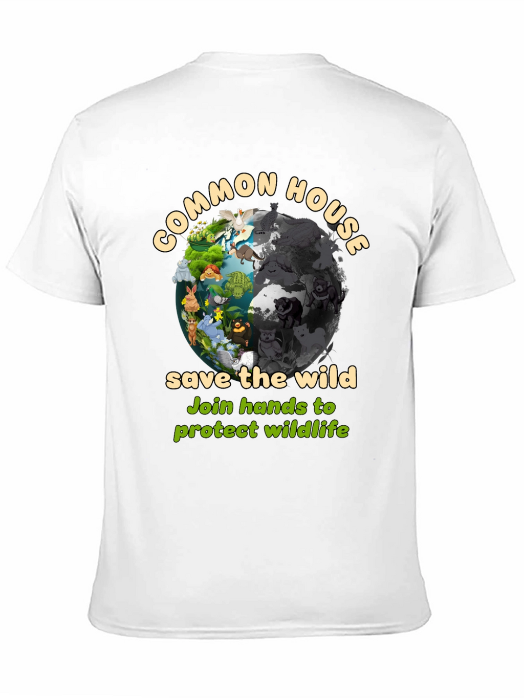 Common House Save The Wild Graphic T-Shirt