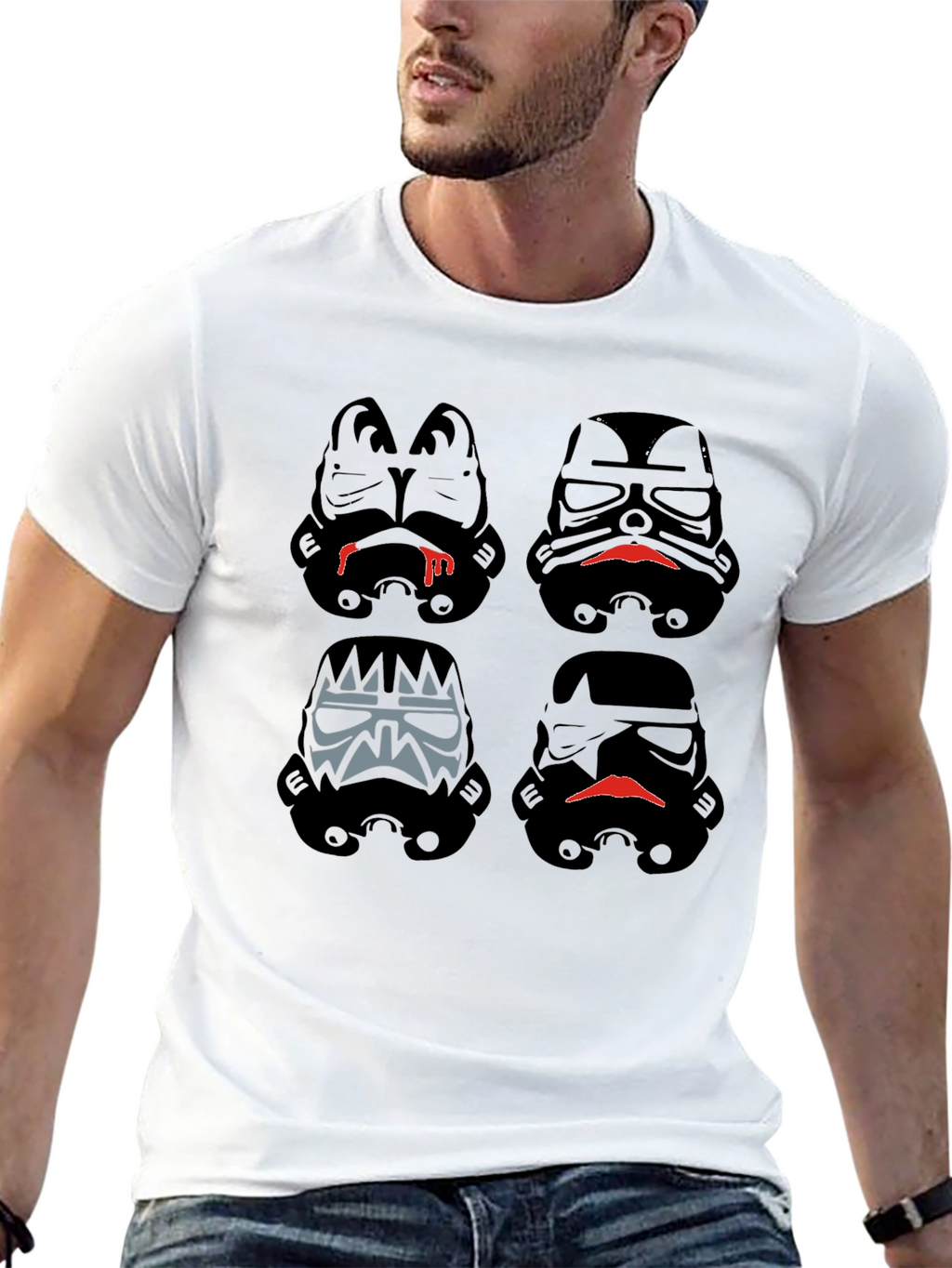 Stormtrooper Kiss Band Tee