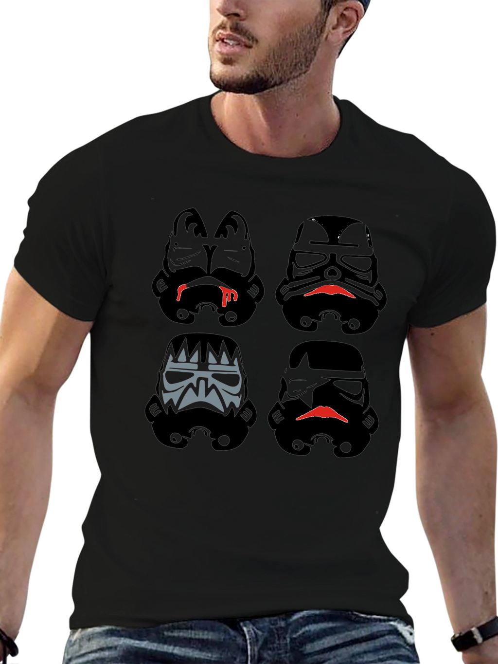 Stormtrooper Kiss Band Tee