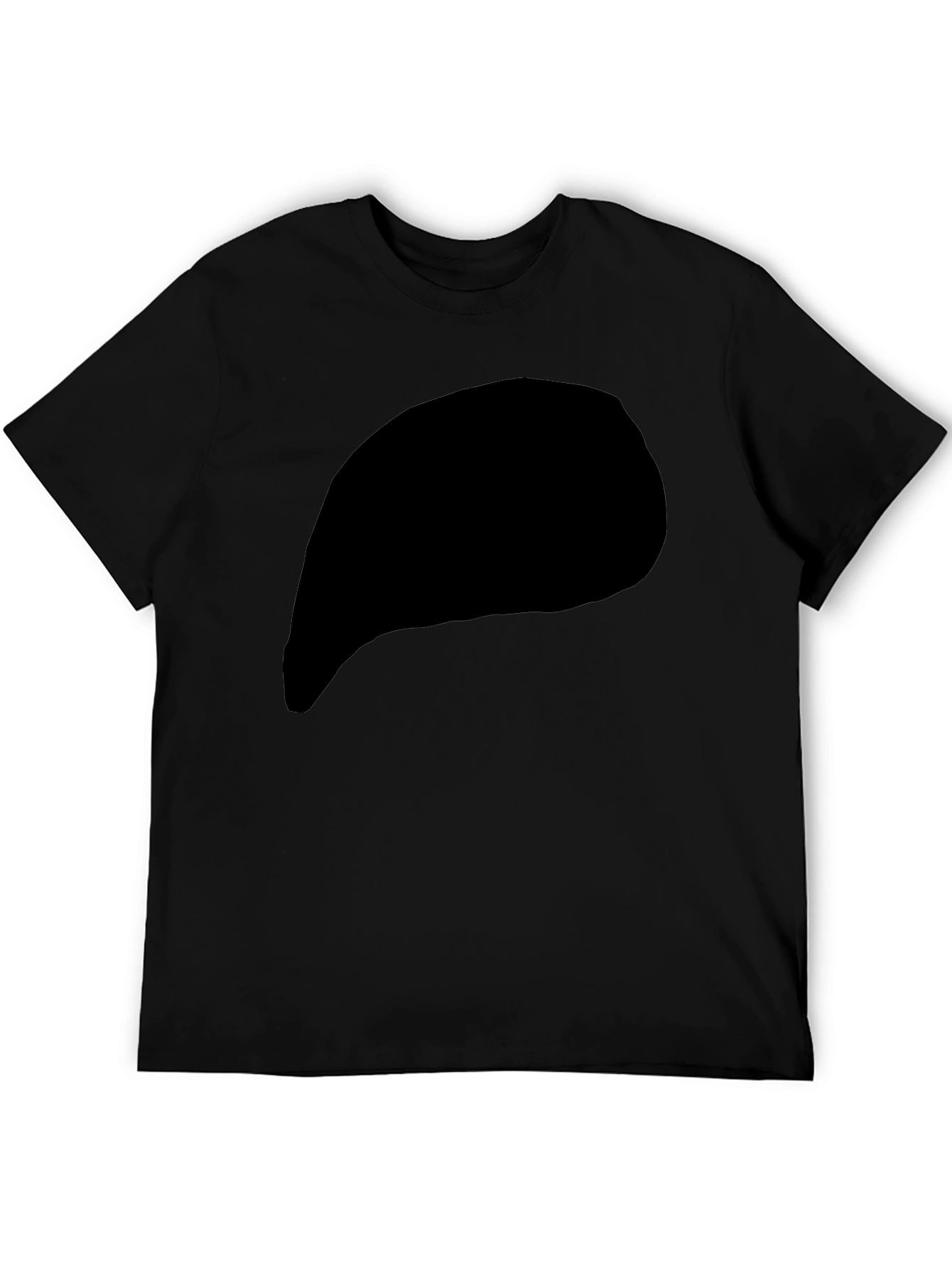 Mens Casual Black Short Sleeve T-Shirt