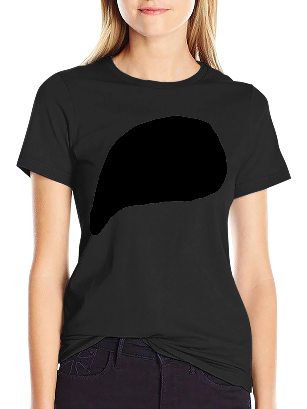 Mens Casual Black Short Sleeve T-Shirt