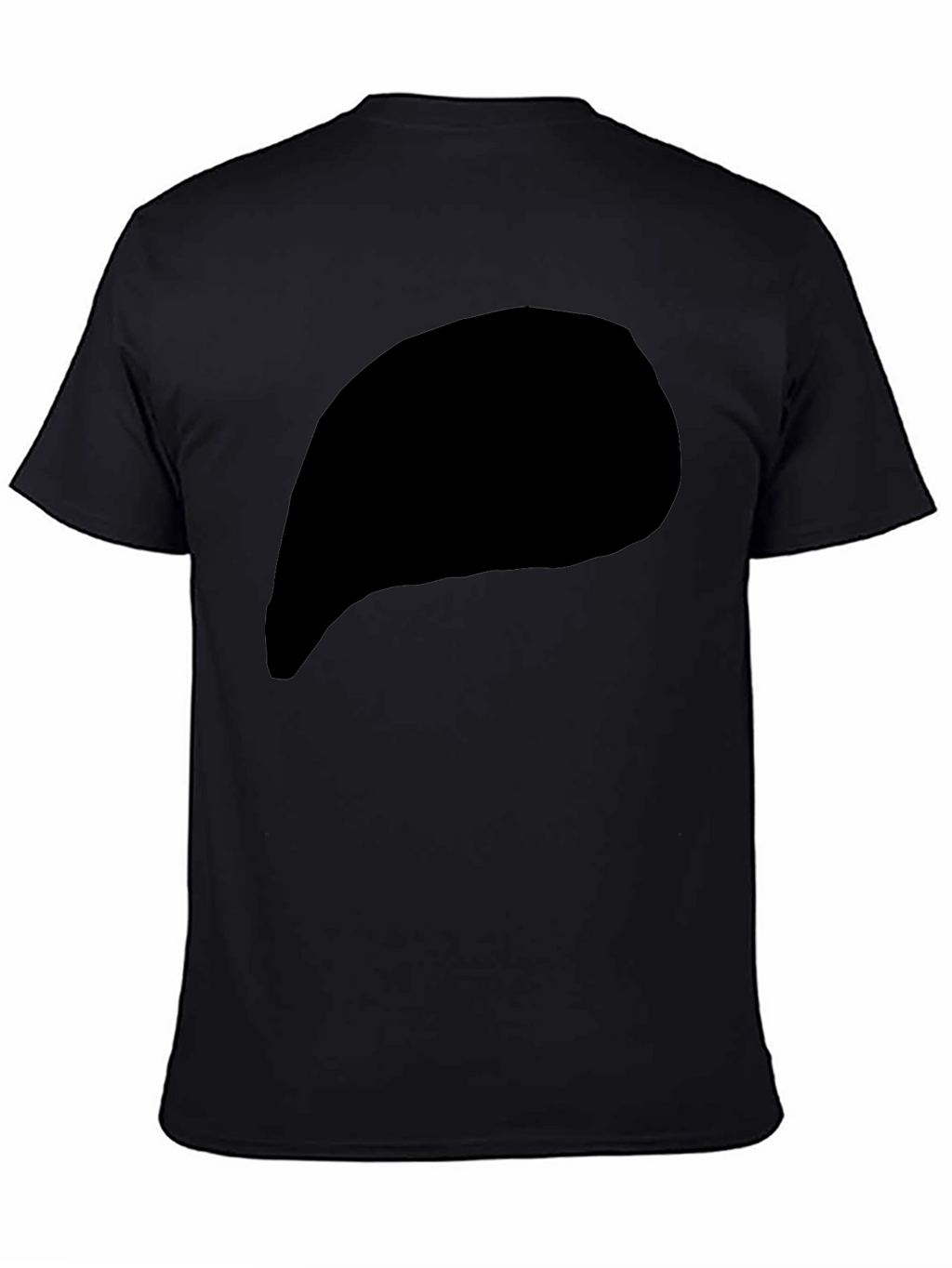 Mens Casual Black Short Sleeve T-Shirt