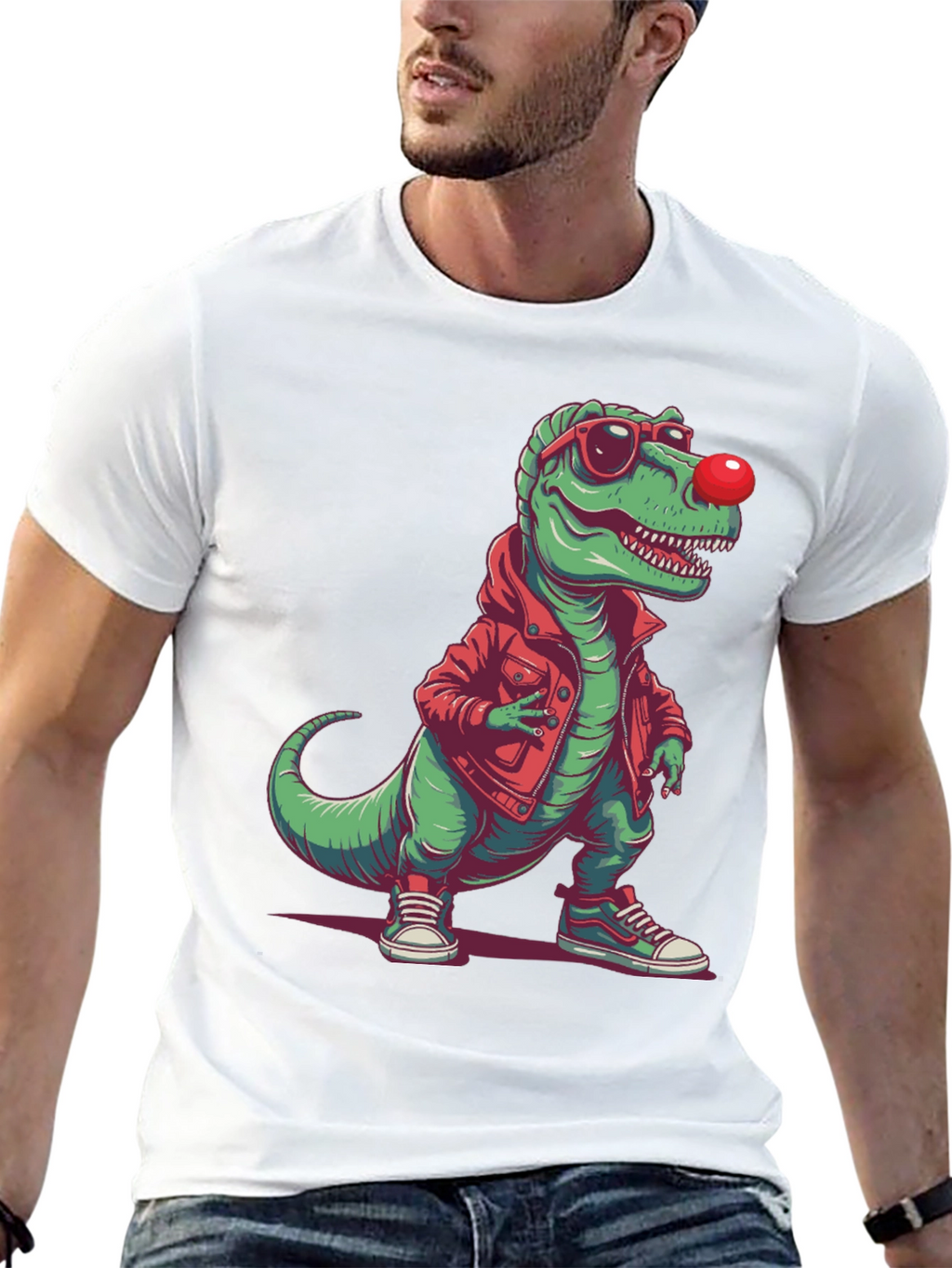 Dino with Style Graphic Tee