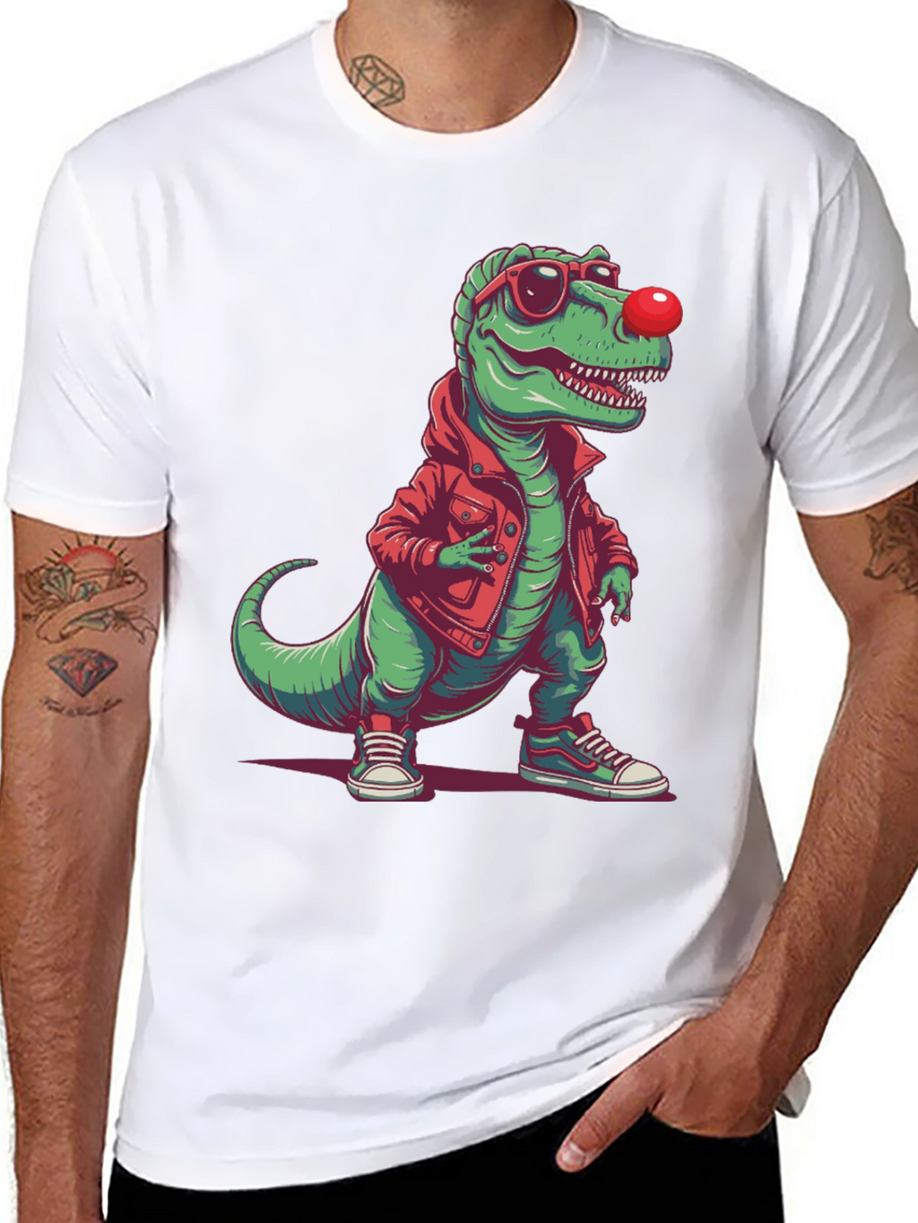 Dino with Style Graphic Tee