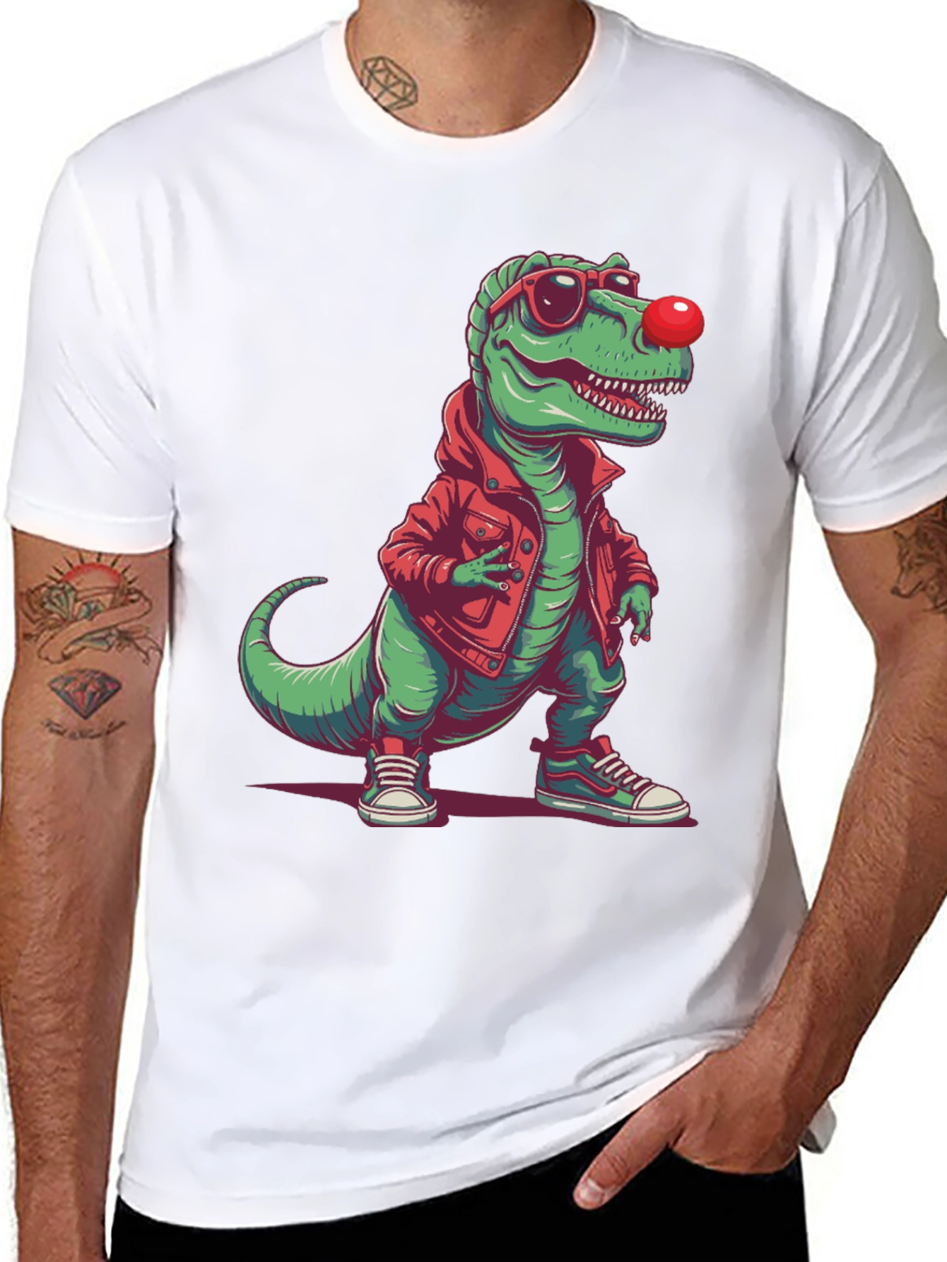 Dino with Style Graphic Tee