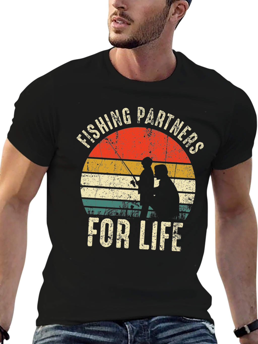 Fishing Partners For Life Graphic Tee