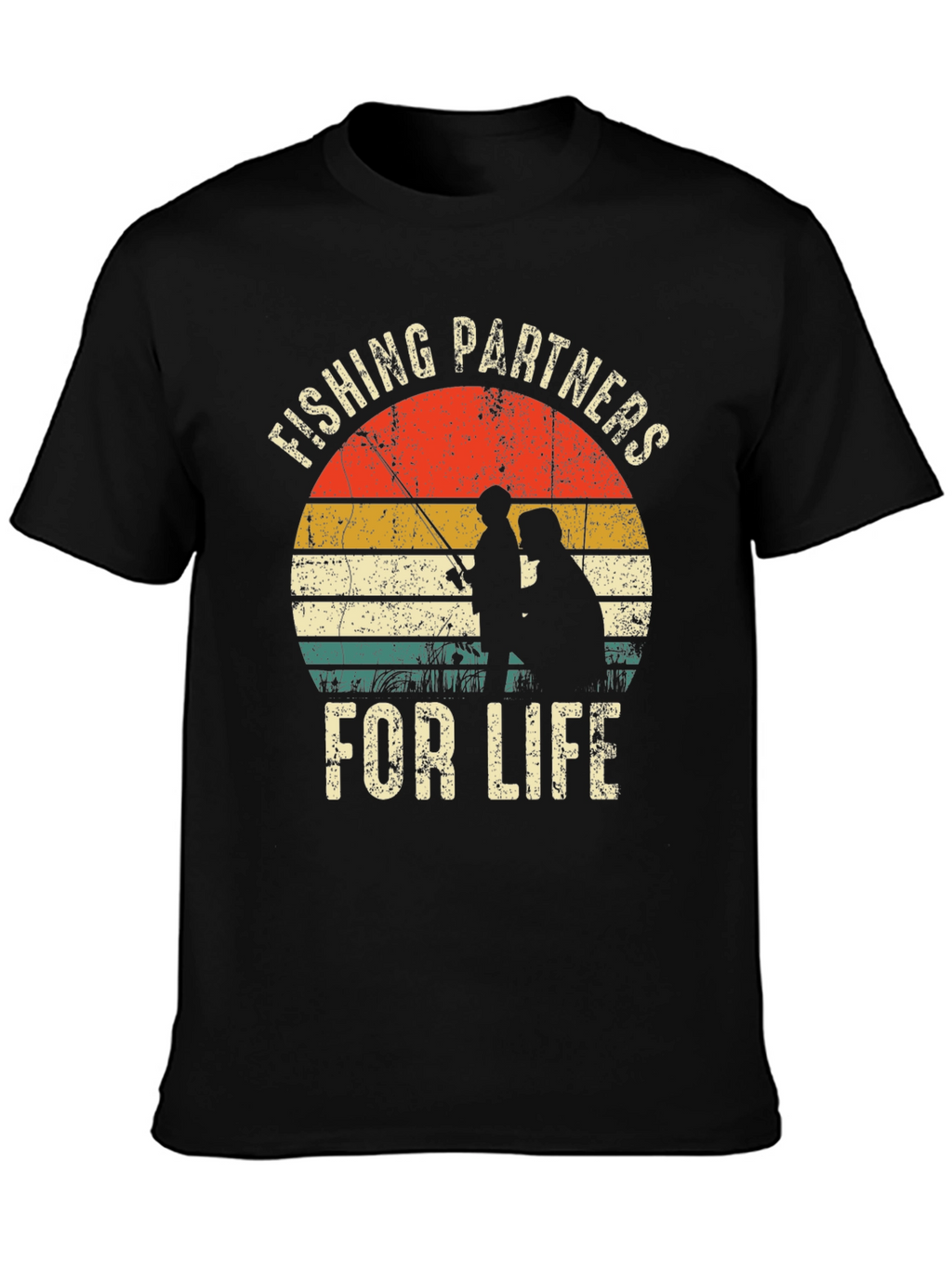 Fishing Partners For Life Graphic Tee