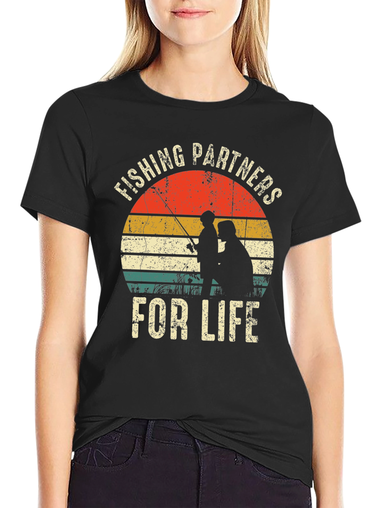 Fishing Partners For Life Graphic Tee