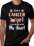 Im A Cancer Girl Zodiac T-Shirt