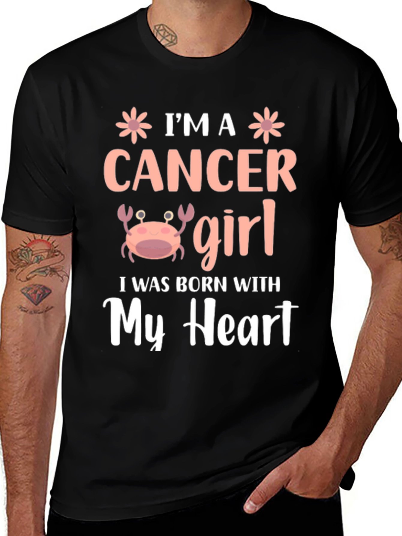 Im A Cancer Girl Zodiac T-Shirt