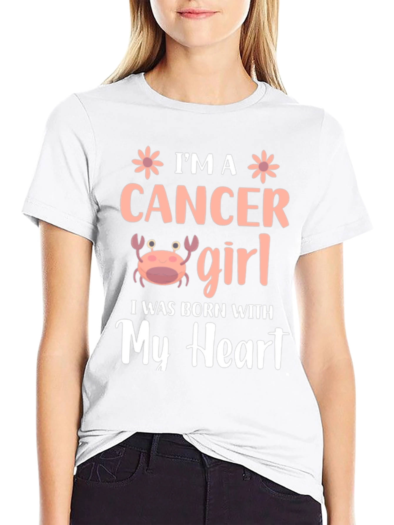 Im A Cancer Girl Zodiac T-Shirt