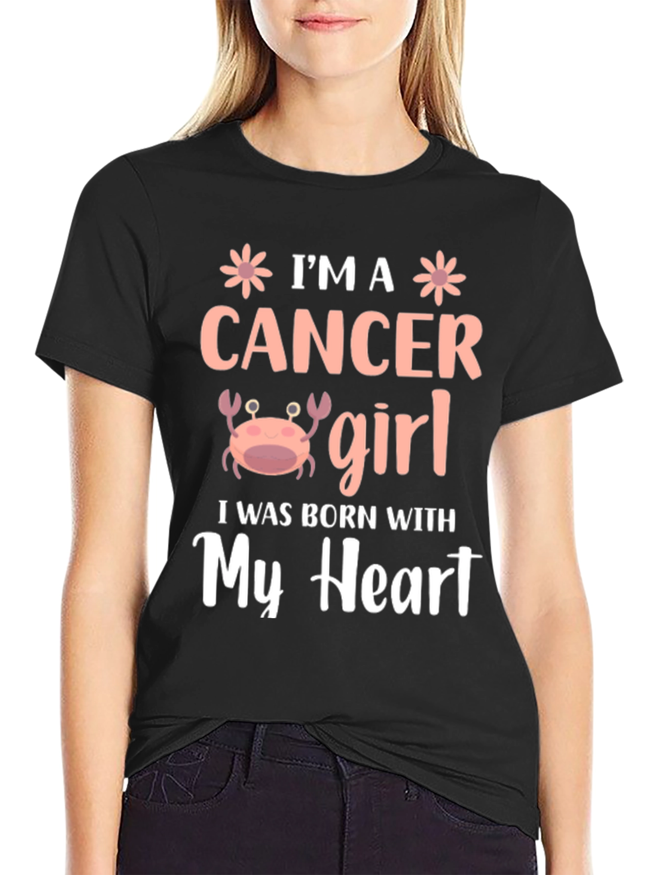 Im A Cancer Girl Zodiac T-Shirt