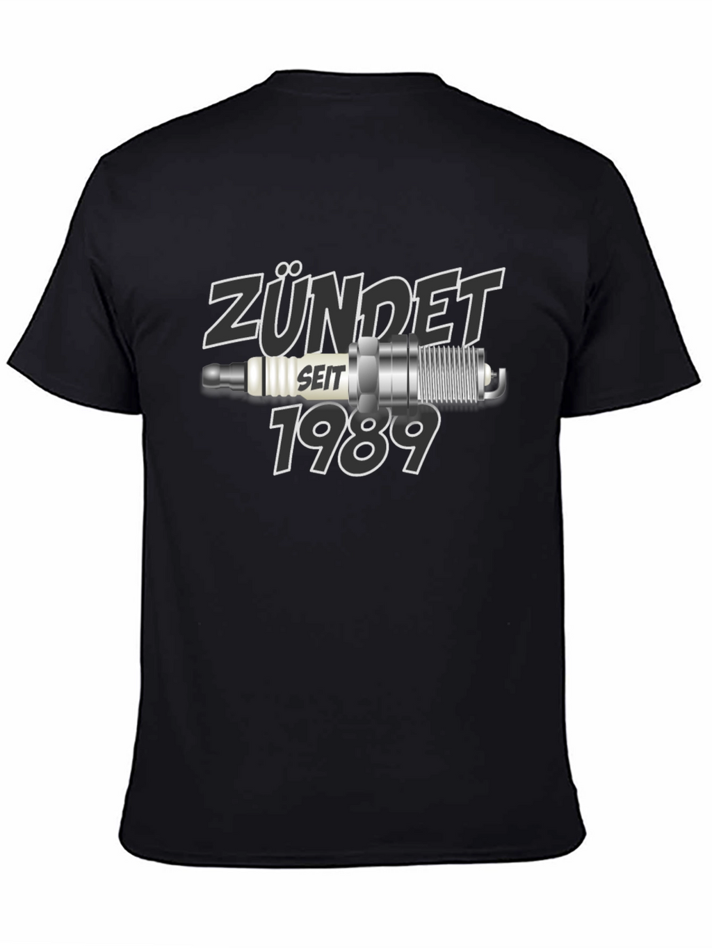 Zündet Seit 1989 Black Graphic T-Shirt