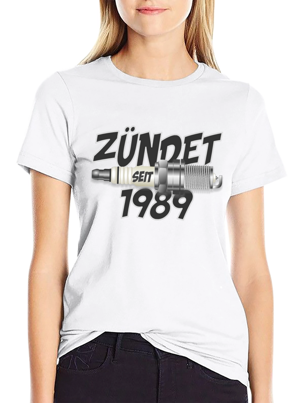 Zündet Seit 1989 Black Graphic T-Shirt