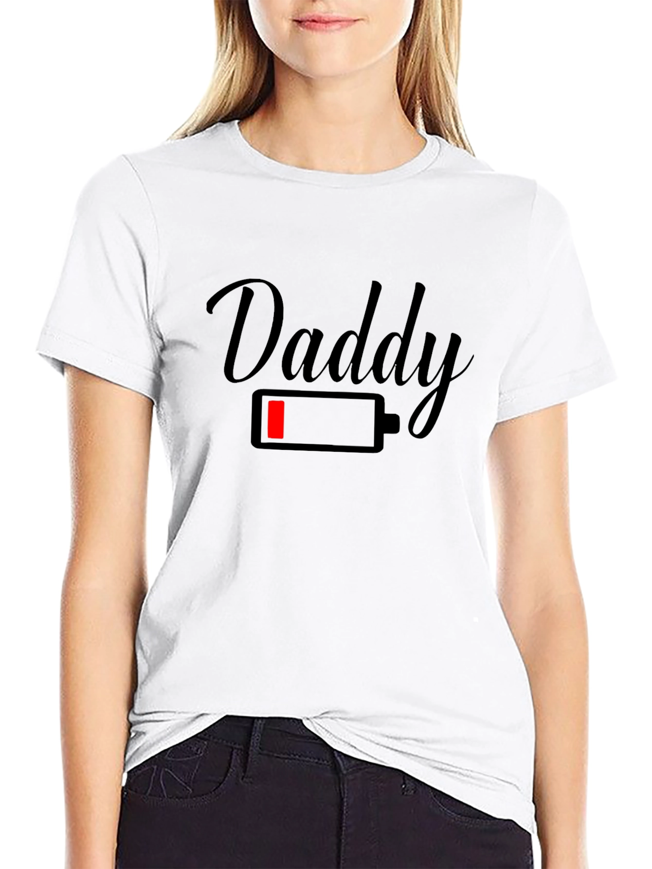 Daddy Low Battery Black T-Shirt