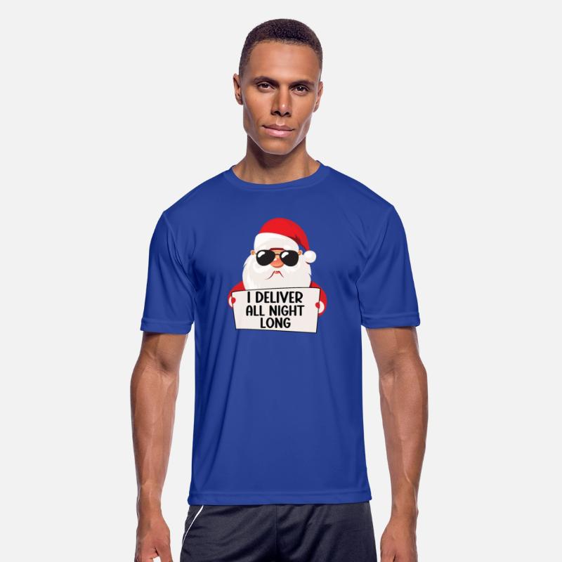 Santa I Deliver All Night Funny Christmas Xmas