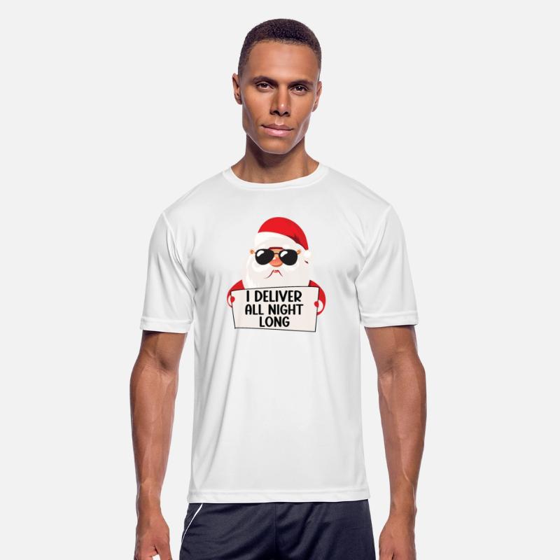 Santa I Deliver All Night Funny Christmas Xmas