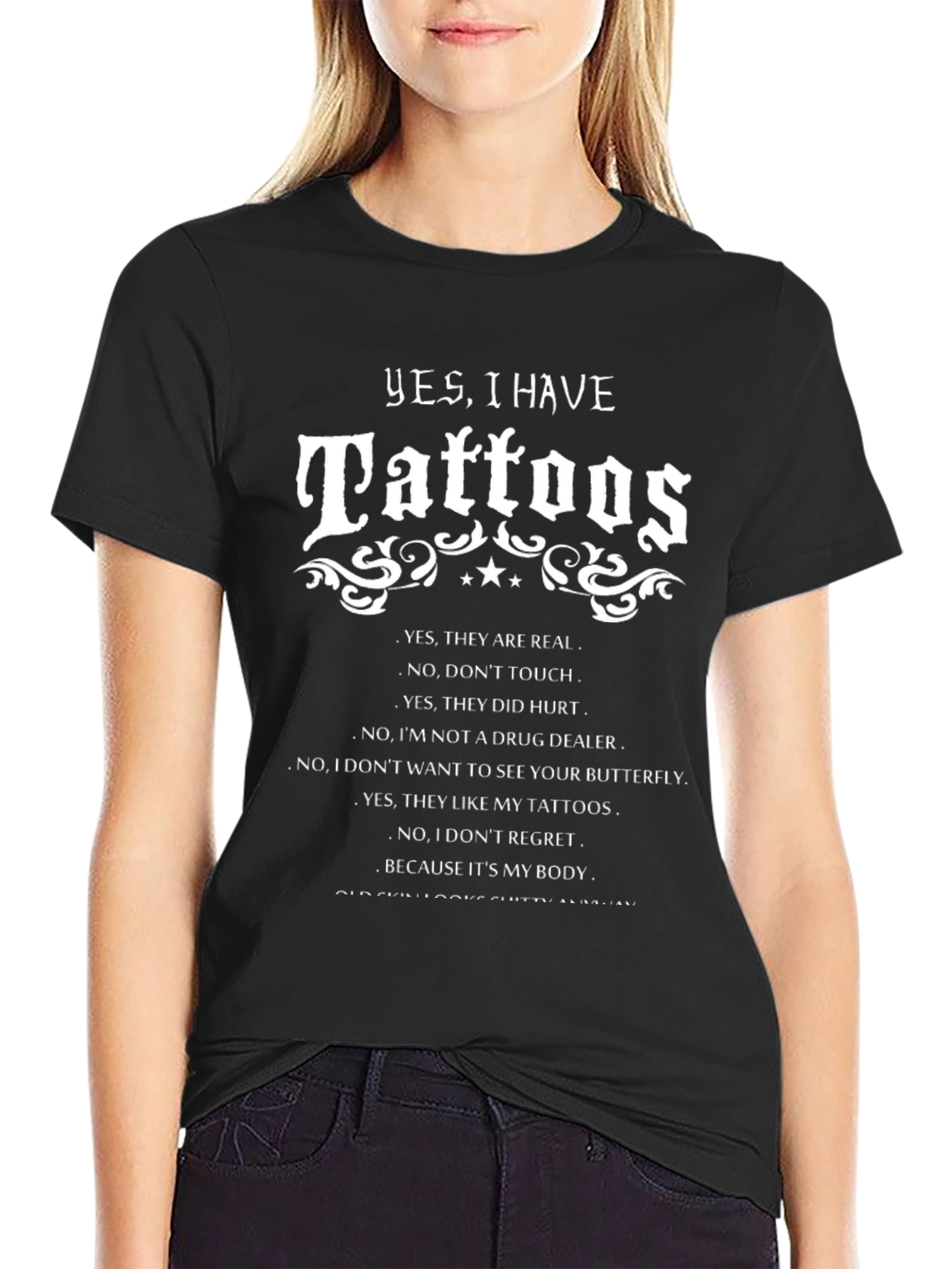 Tattoo Statement T-Shirt - Funny Graphic Tee