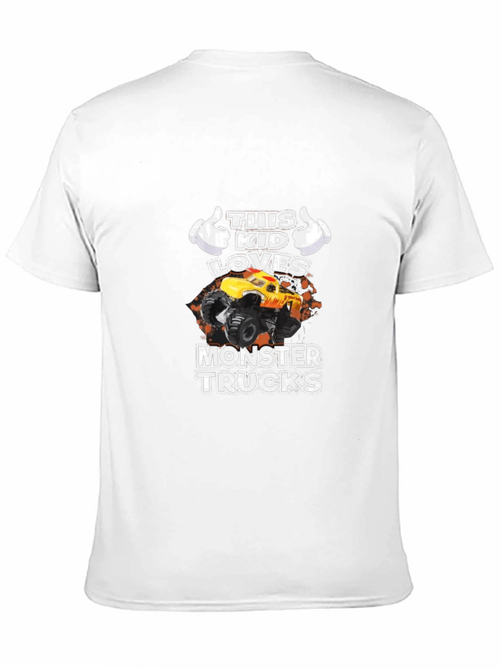 This Kid Loves Monster Trucks Black T-Shirt