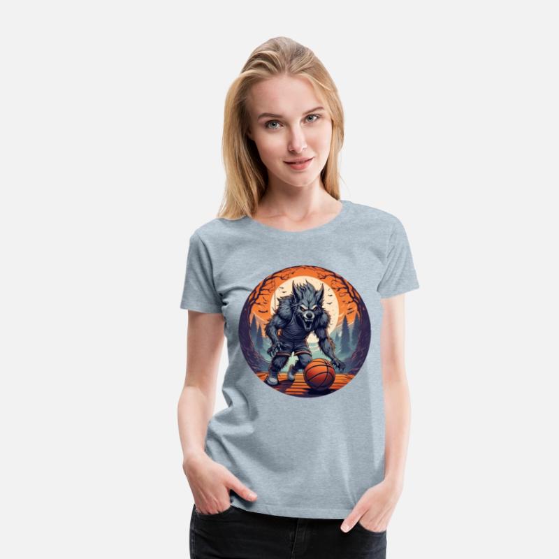 Scary Halloween Party Costume Werewolf Basketball