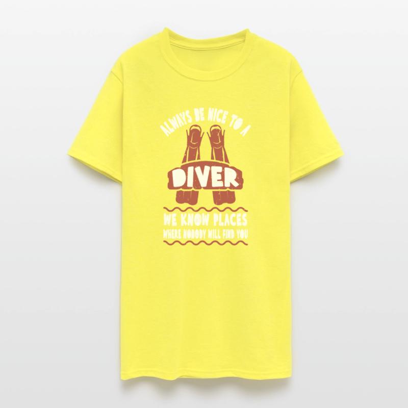 Scuba Diving Funny Saying Be Nice To A Scuba Diver