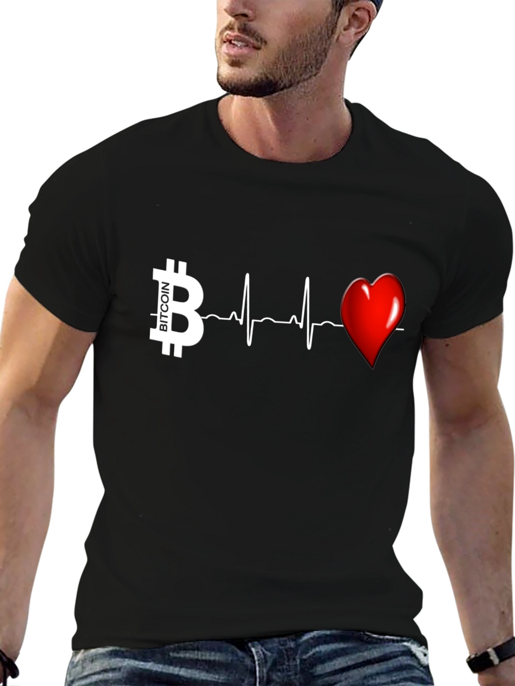 Bitcoin Heartbeat Tee